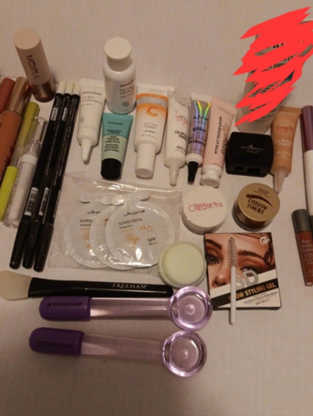 Huge Lot Of Makeup And Skincare Products Miscellaneous Items All New 33 Items